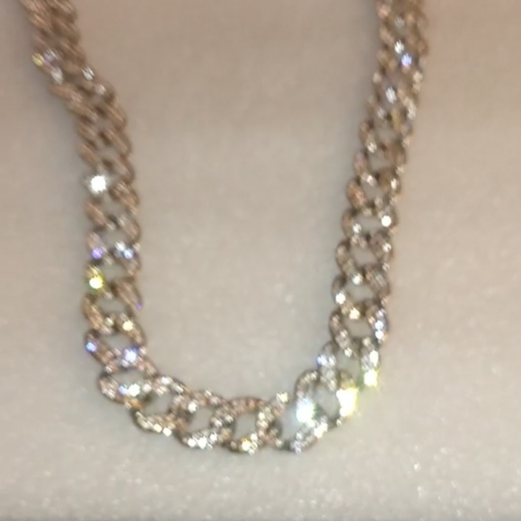 Jewelry iced out Bustdown unisex cuban link 20 inch necklace - Picture 3 of 3